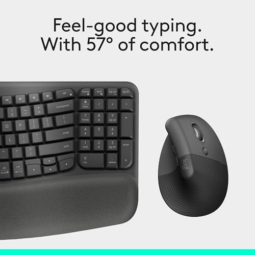 Logitech Lift Vertical Ergonomic Wireless Mouse