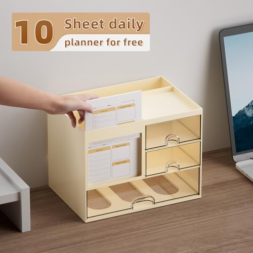 3 drawer organizer with memo