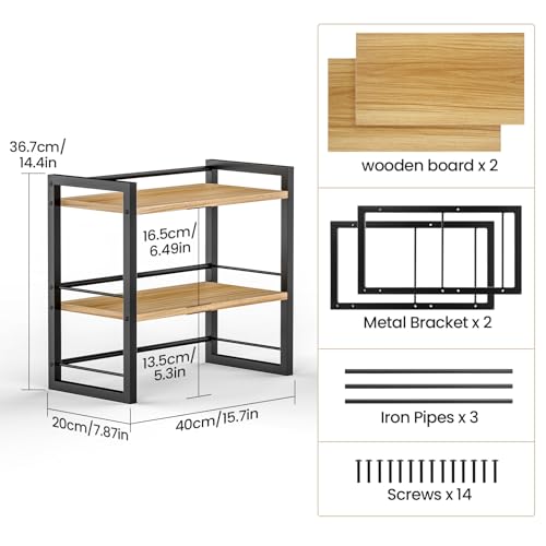 ART-GIFTREE Office Desk Shelf Organizer with Storage