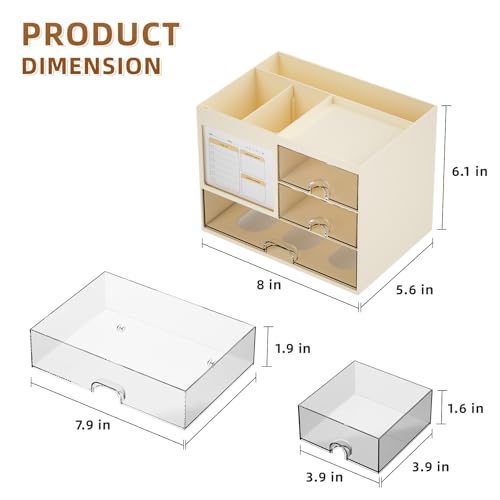 3 drawer organizer with memo