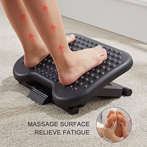 HUANUO Adjustable Under Desk Footrest