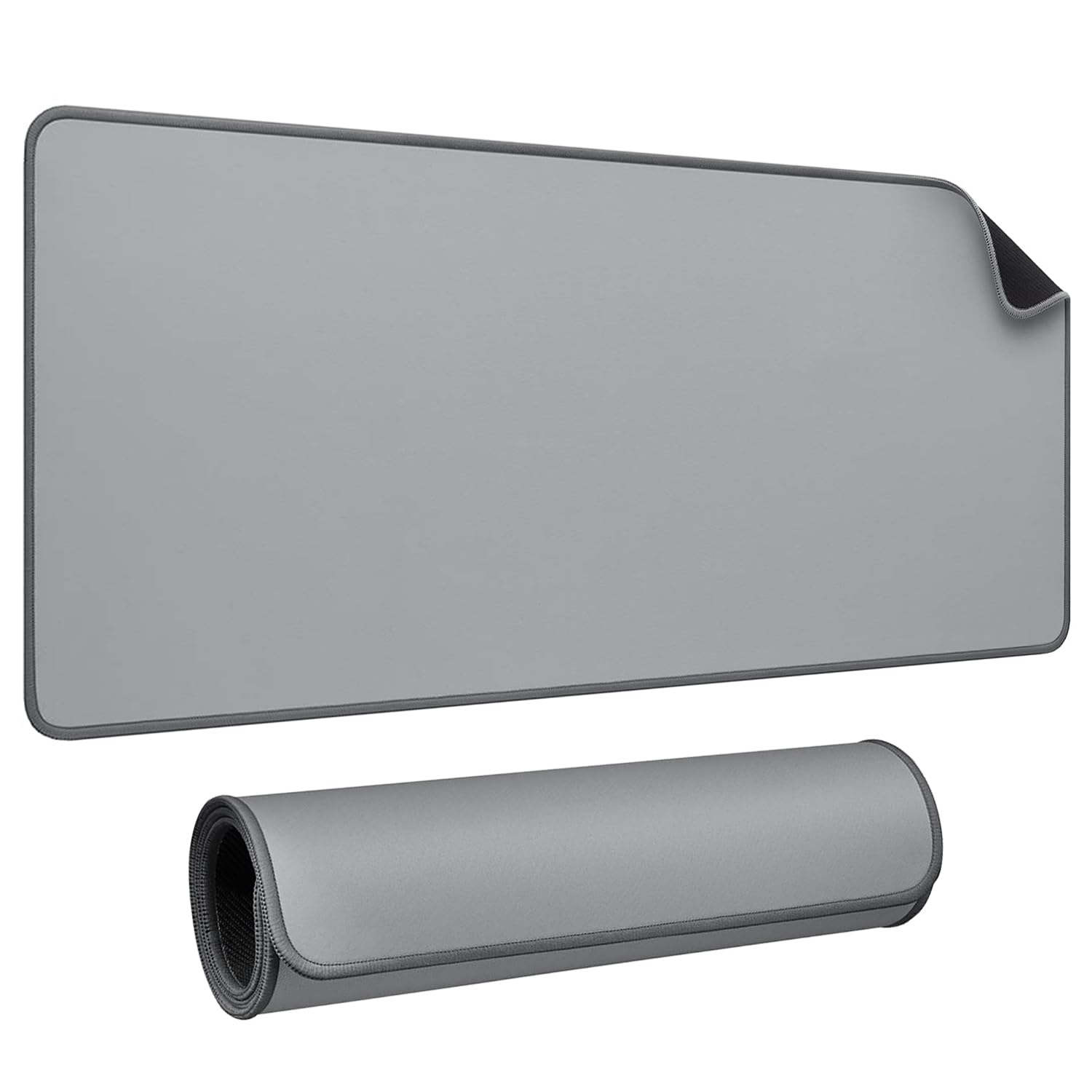 JIALONG Large Gaming Mouse Pad, XXL Desk Mousepad with Stitched Edges, Non-Slip Base Keyboard Pad