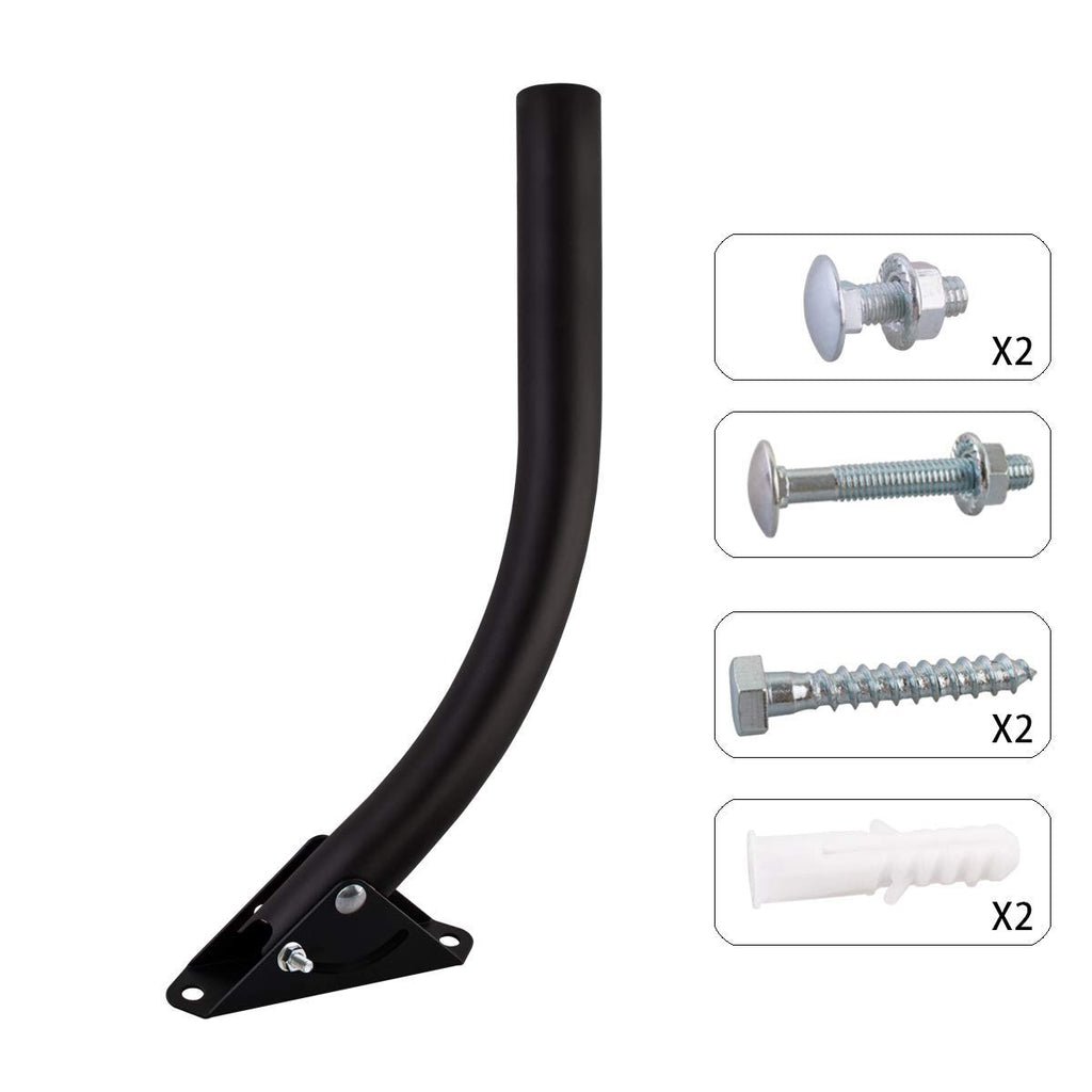 Antenna Mount - 1byone Attic Adjustable Weather Proof Outdoor TV Antenna Mounting Pole Universal Mount Brackets - Easy Installation, Solid Structure