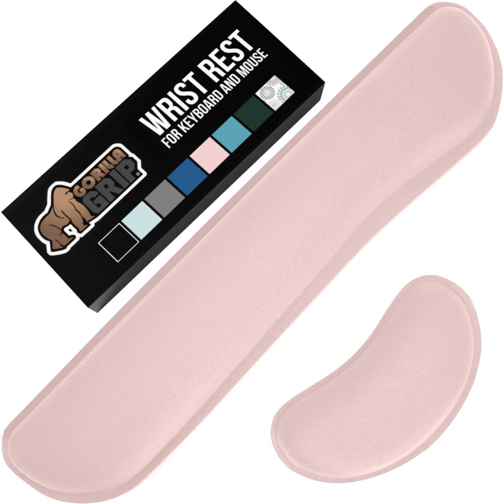 GORILLA GRIP Memory Foam Wrist Rest for Computer Keyboard