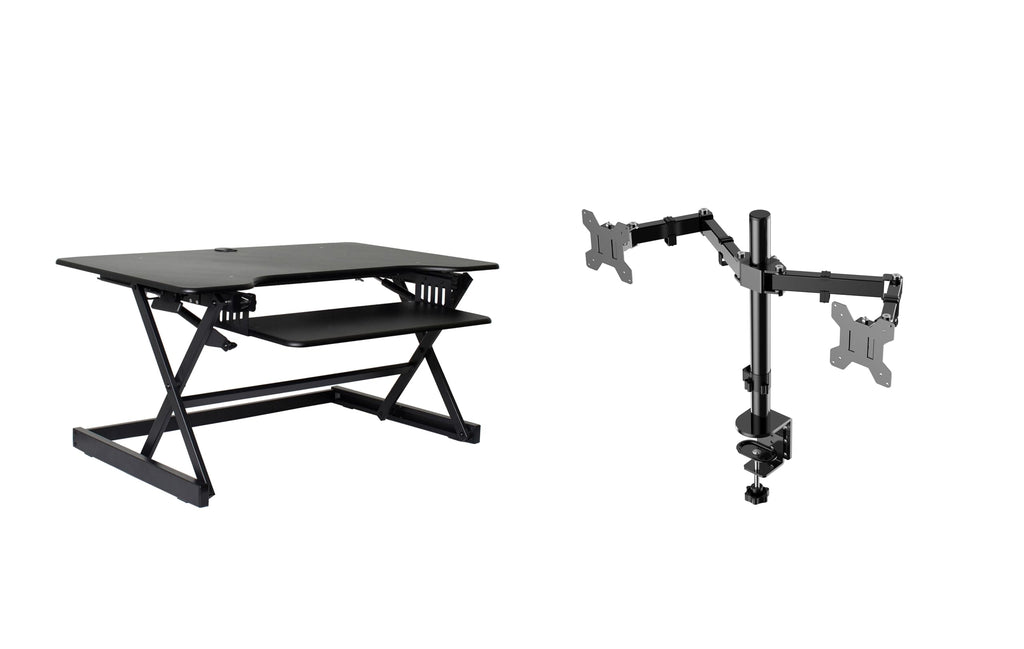 Rocelco 32" Height Adjustable Standing Desk Converter