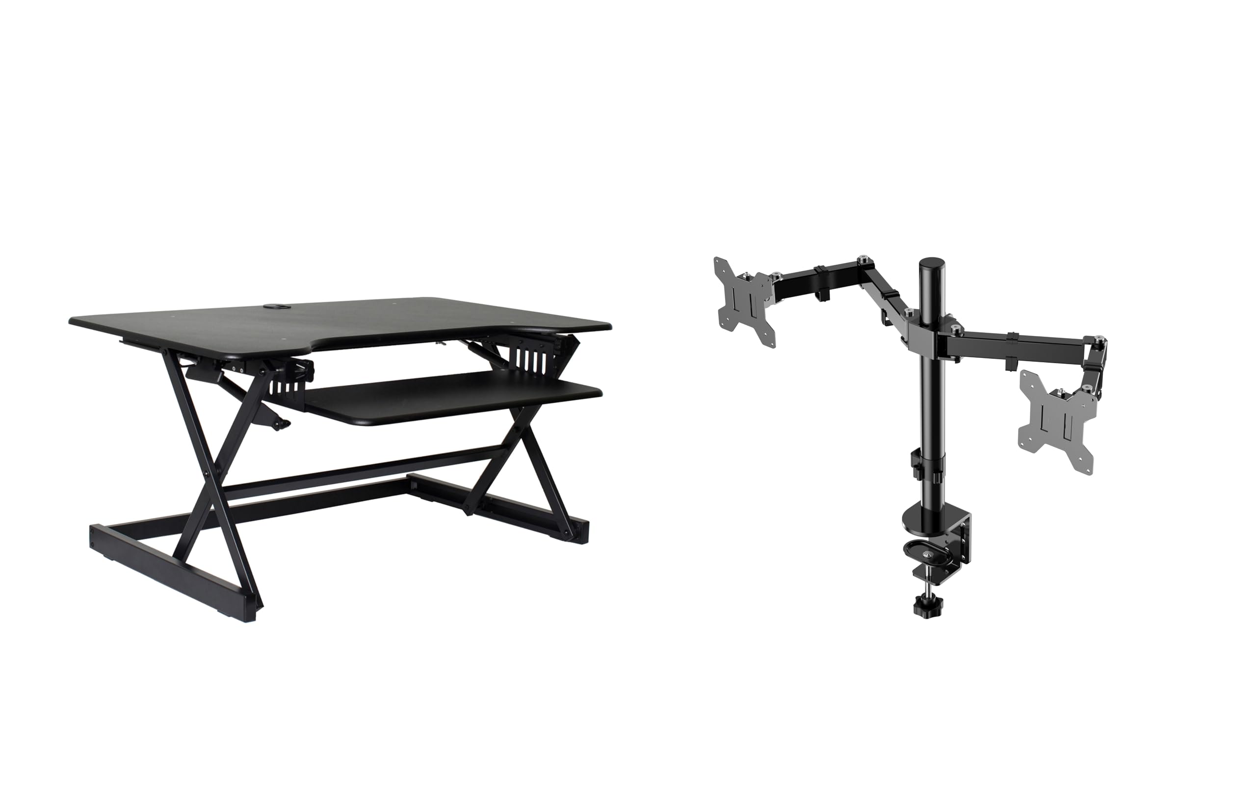 Rocelco 32" Height Adjustable Standing Desk Converter