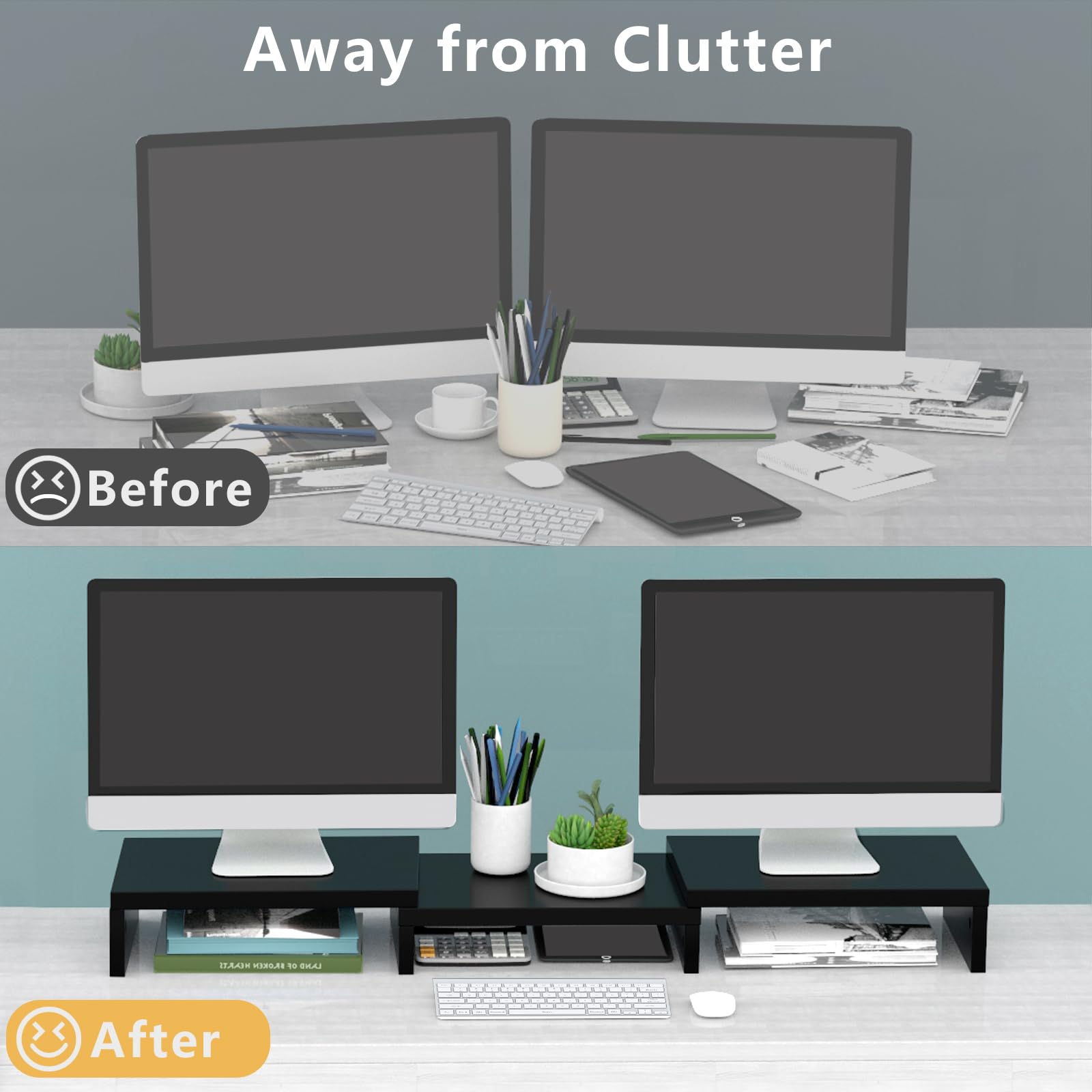 TAVR Furniture Monitor Stand Office Desktop for monitors