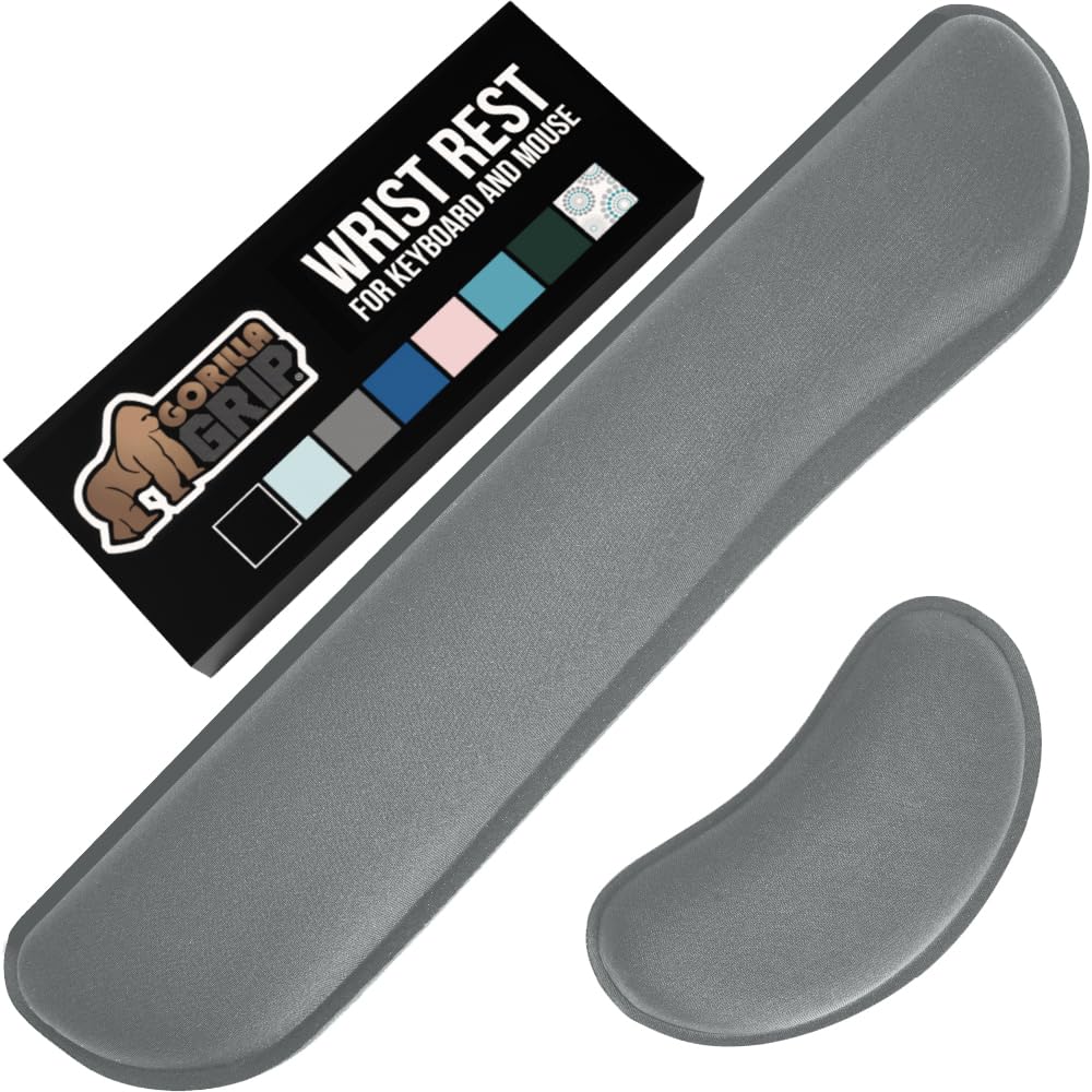 GORILLA GRIP Memory Foam Wrist Rest for Computer Keyboard