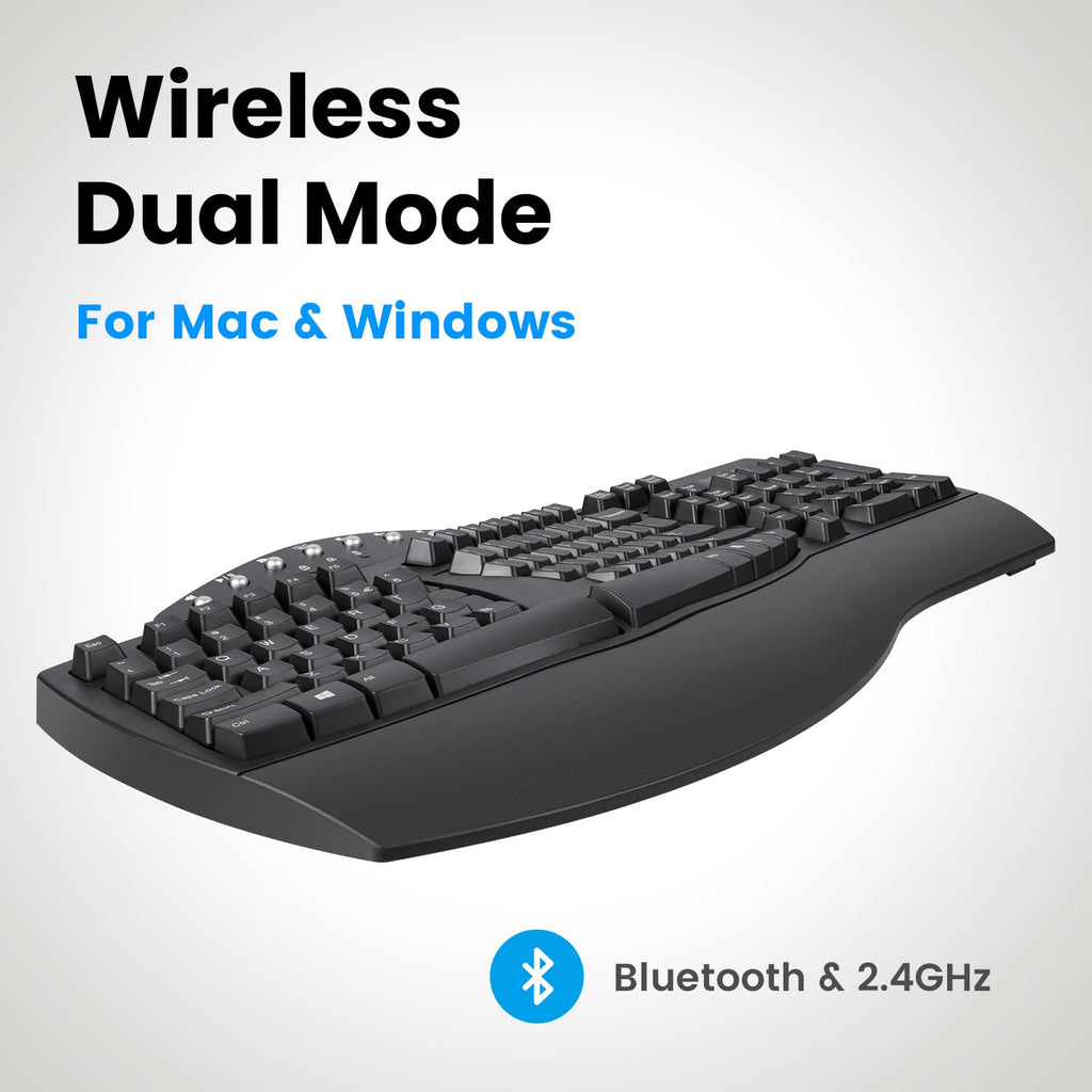 Perixx PERIBOARD Wired Ergonomic Split Keyboard with Wrist Rest