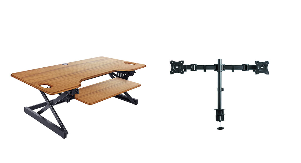 Rocelco 32" Height Adjustable Standing Desk Converter