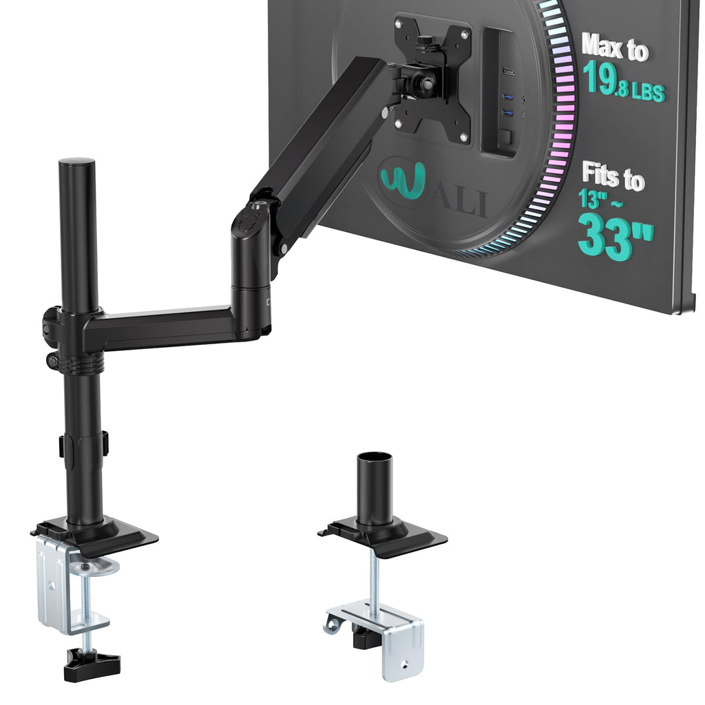 WALI Single/Dual/Triple/Quad Monitor Arm Mount Stand