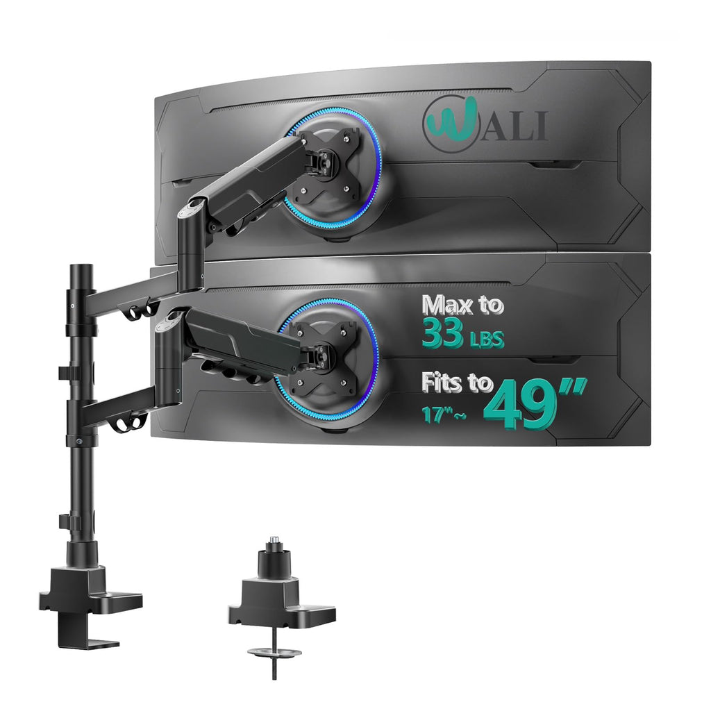 WALI Single/Dual/Triple/Quad Monitor Arm Mount Stand
