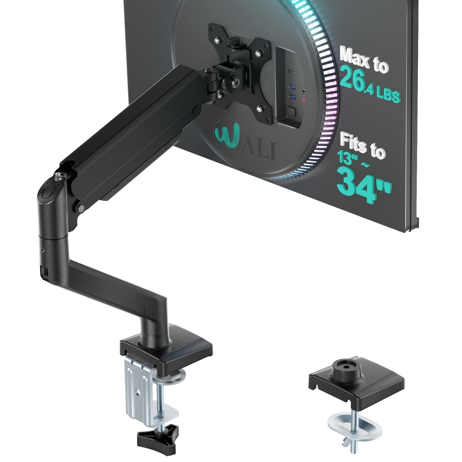 WALI Single/Dual/Triple/Quad Monitor Arm Mount Stand