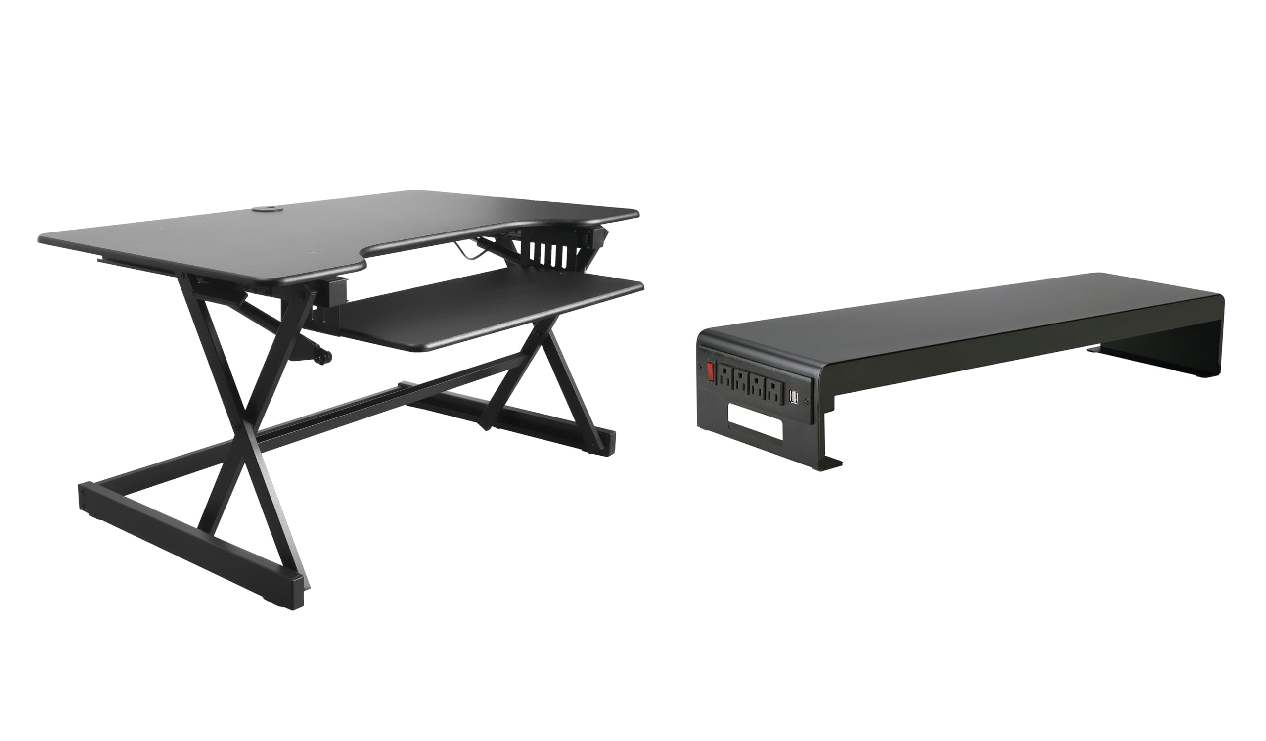 Rocelco 32" Height Adjustable Standing Desk Converter