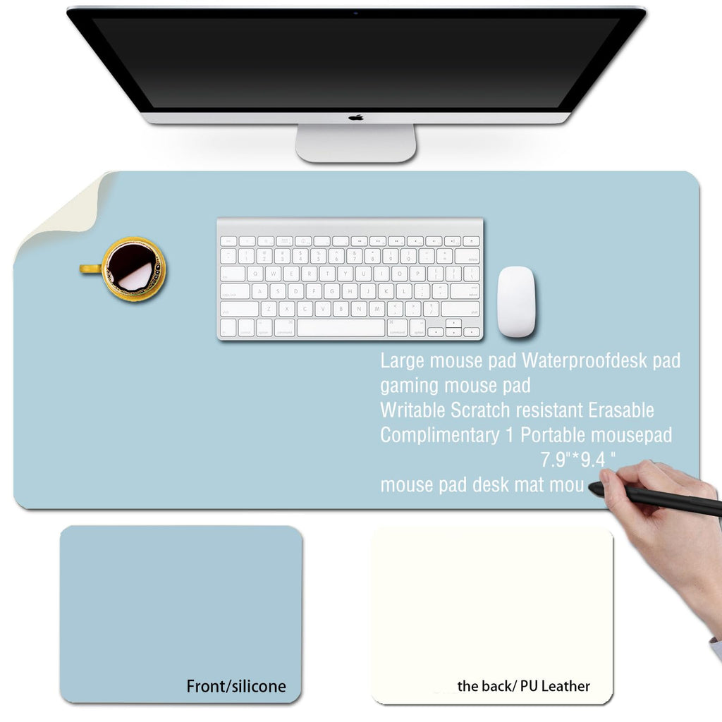 Baestappy Erasable Writable Desk Mat with Mouse Pad