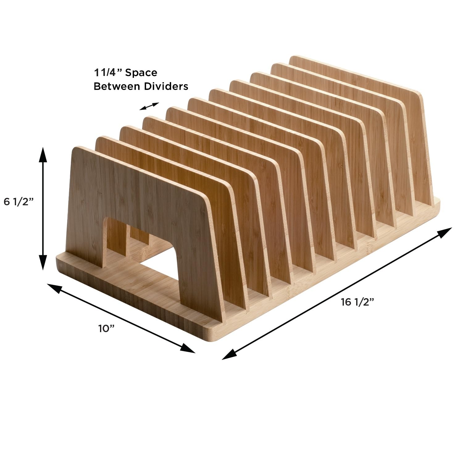 MobileVision Bamboo Multi Device Organizer for Smartphones, Tablets and Laptops, 5 Slots