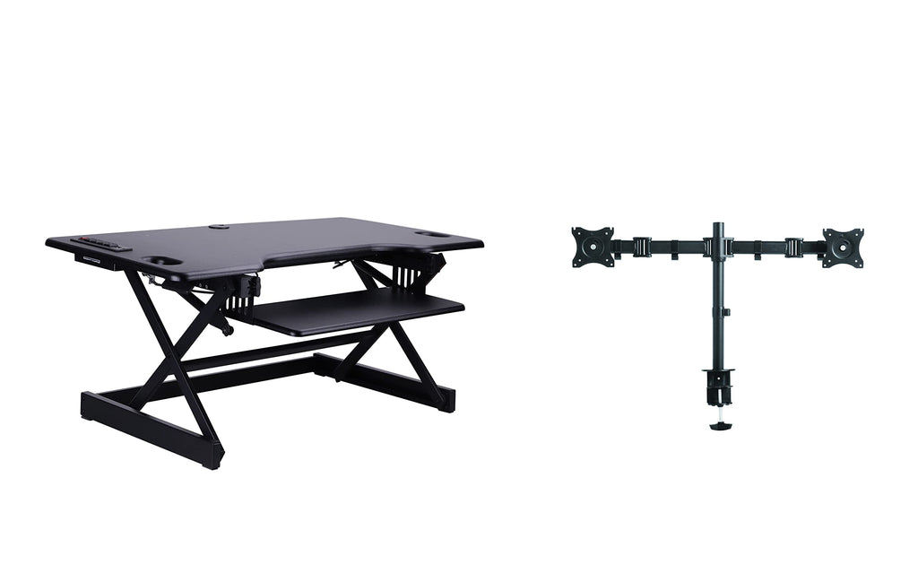 Rocelco 32" Height Adjustable Standing Desk Converter