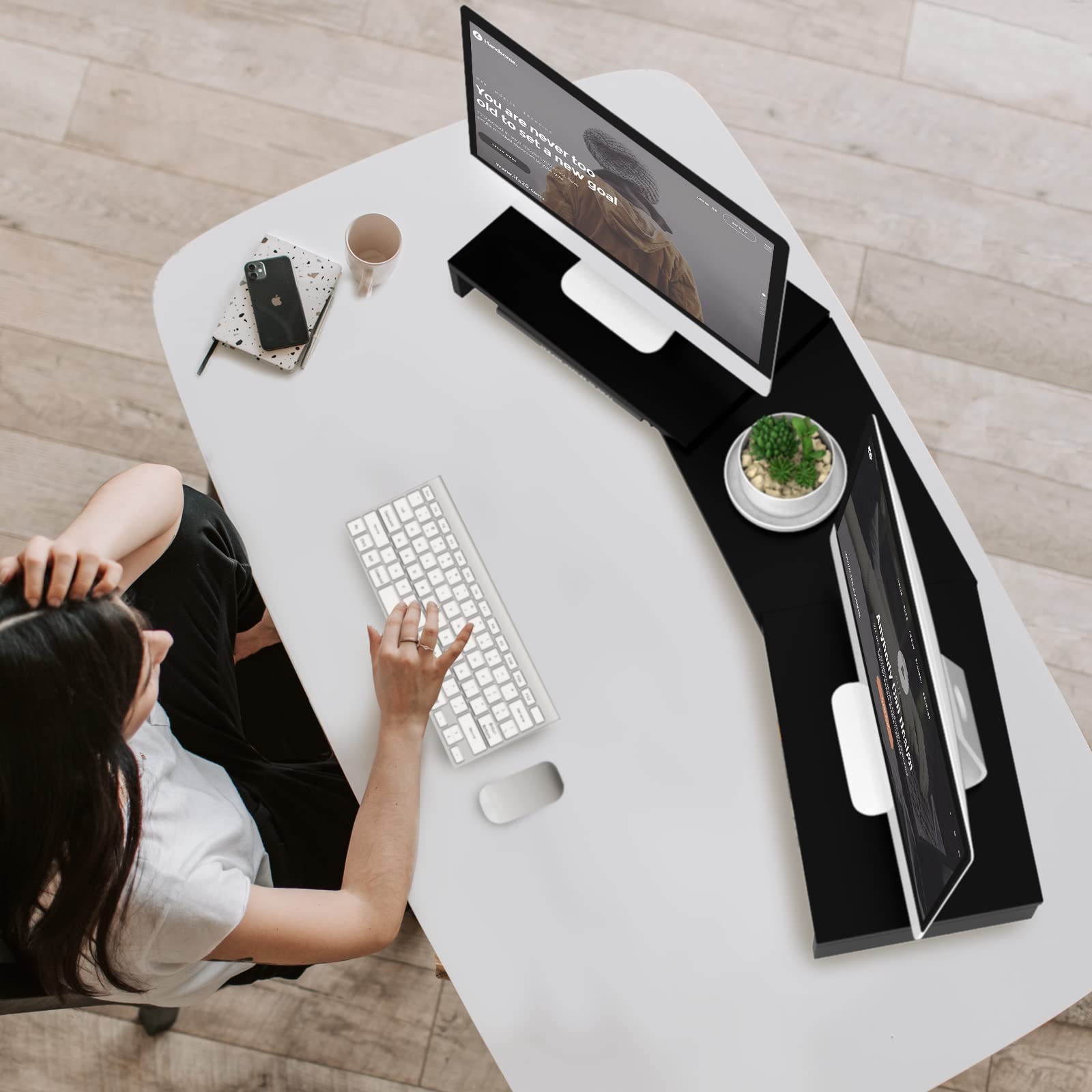 TAVR Furniture Monitor Stand Office Desktop for monitors