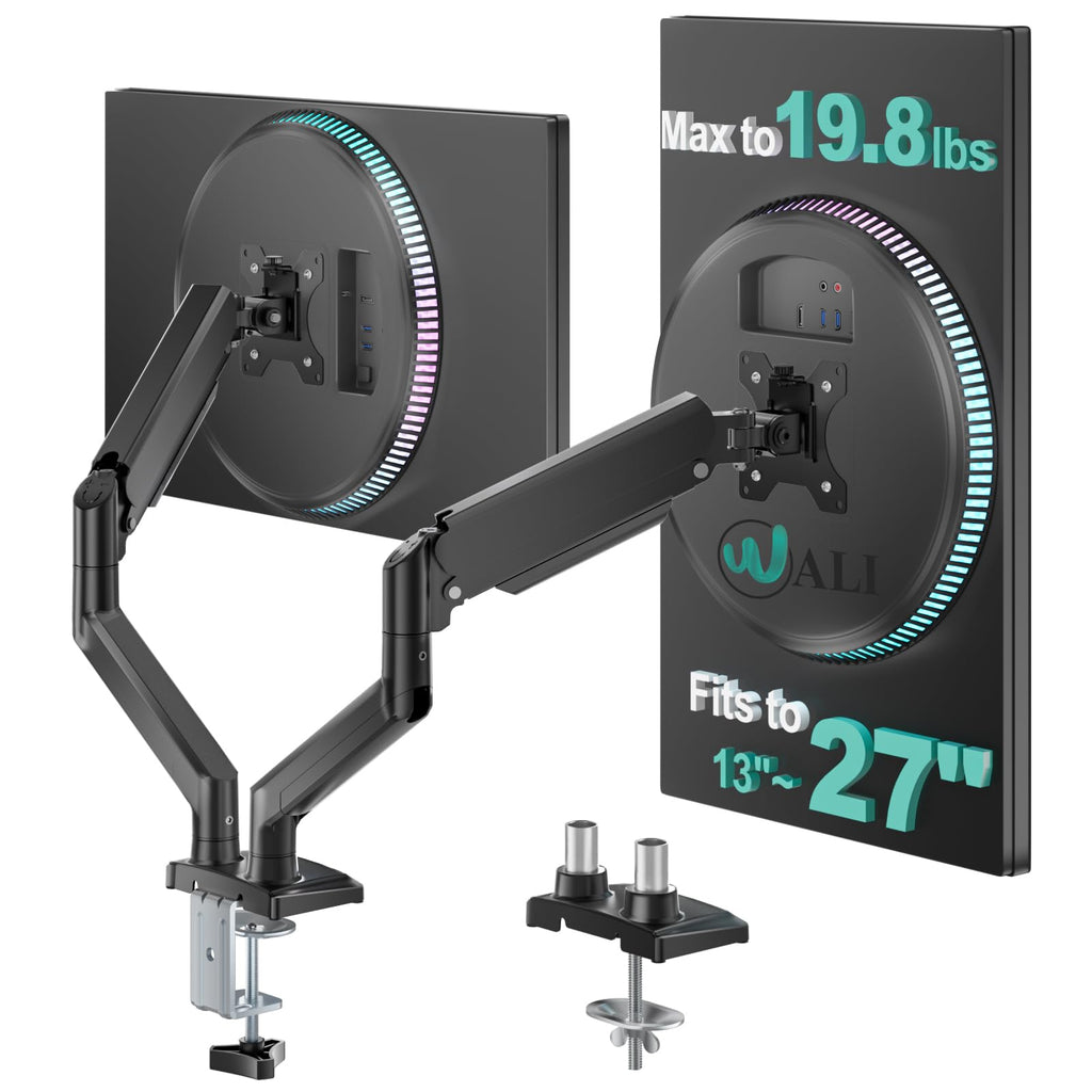 WALI Single/Dual/Triple/Quad Monitor Arm Mount Stand