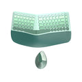 TISHLED Ergonomic Wireless Keyboard & Mouse with Wrist Rest