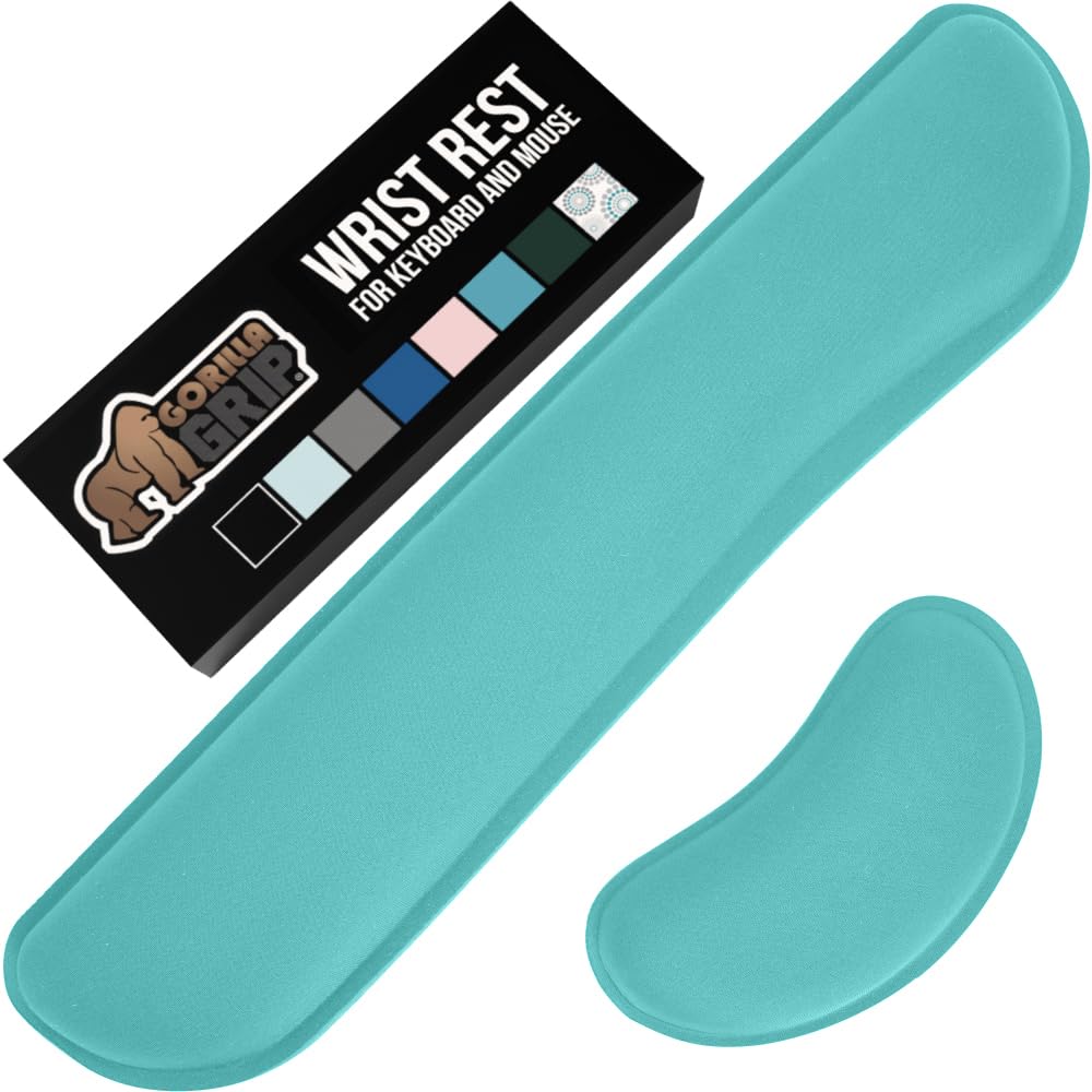 GORILLA GRIP Memory Foam Wrist Rest for Computer Keyboard