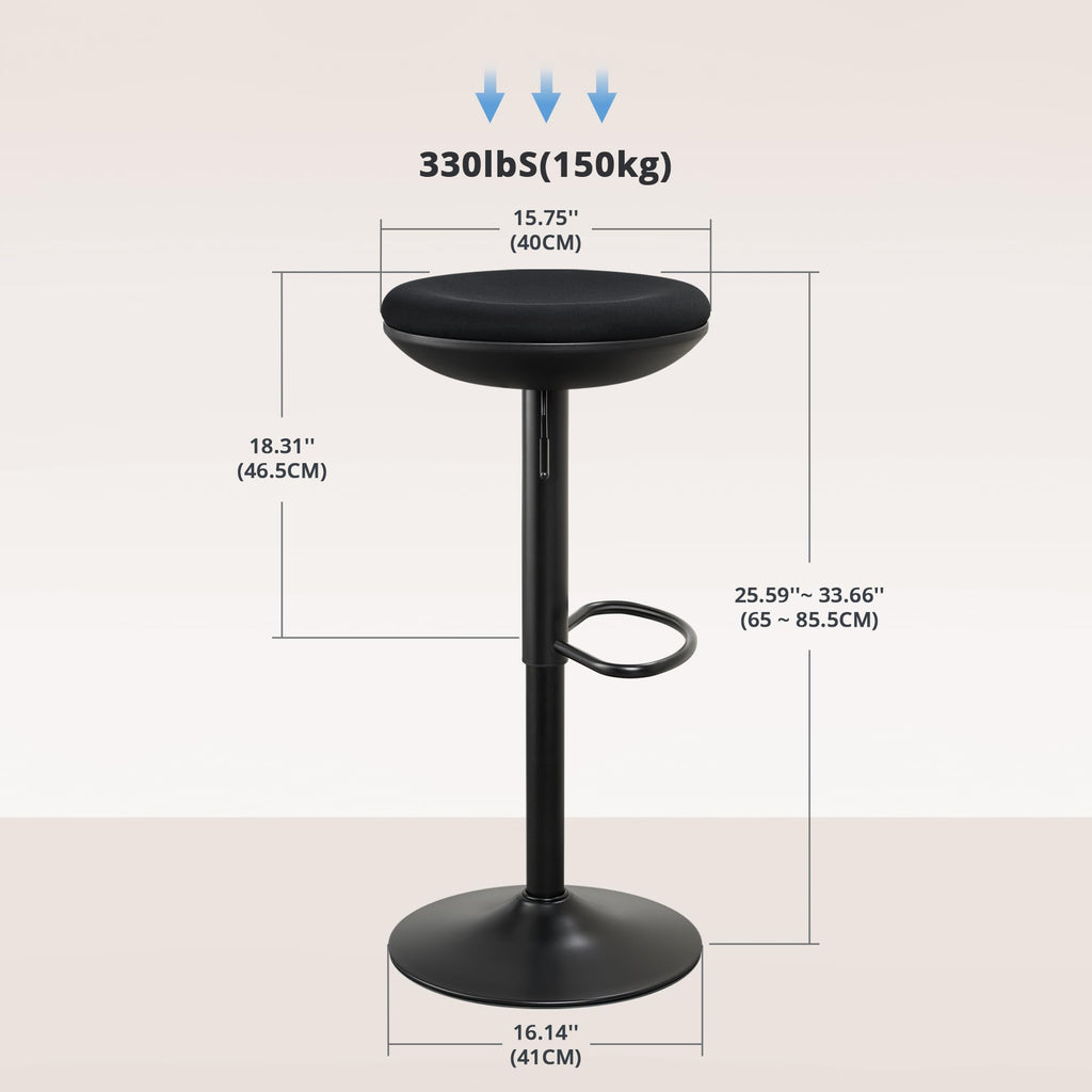 IWMH Standing Desk Stool, Ergonomic Adjustable Height Wobble Stool