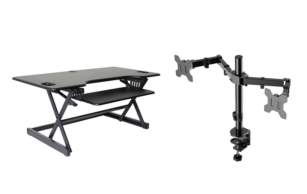 Rocelco 32" Height Adjustable Standing Desk Converter