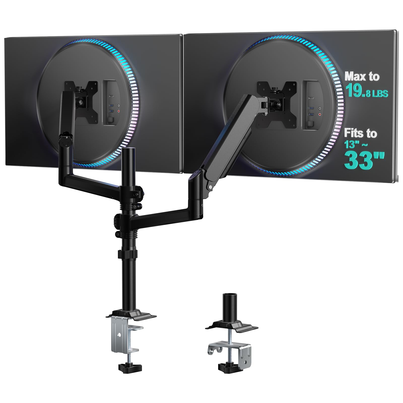 WALI Single/Dual/Triple/Quad Monitor Arm Mount Stand