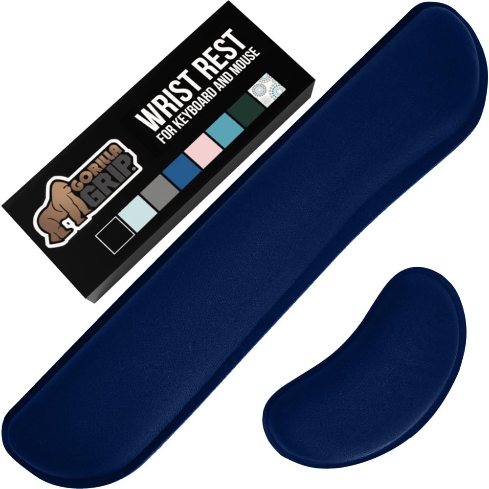 GORILLA GRIP Memory Foam Wrist Rest for Computer Keyboard