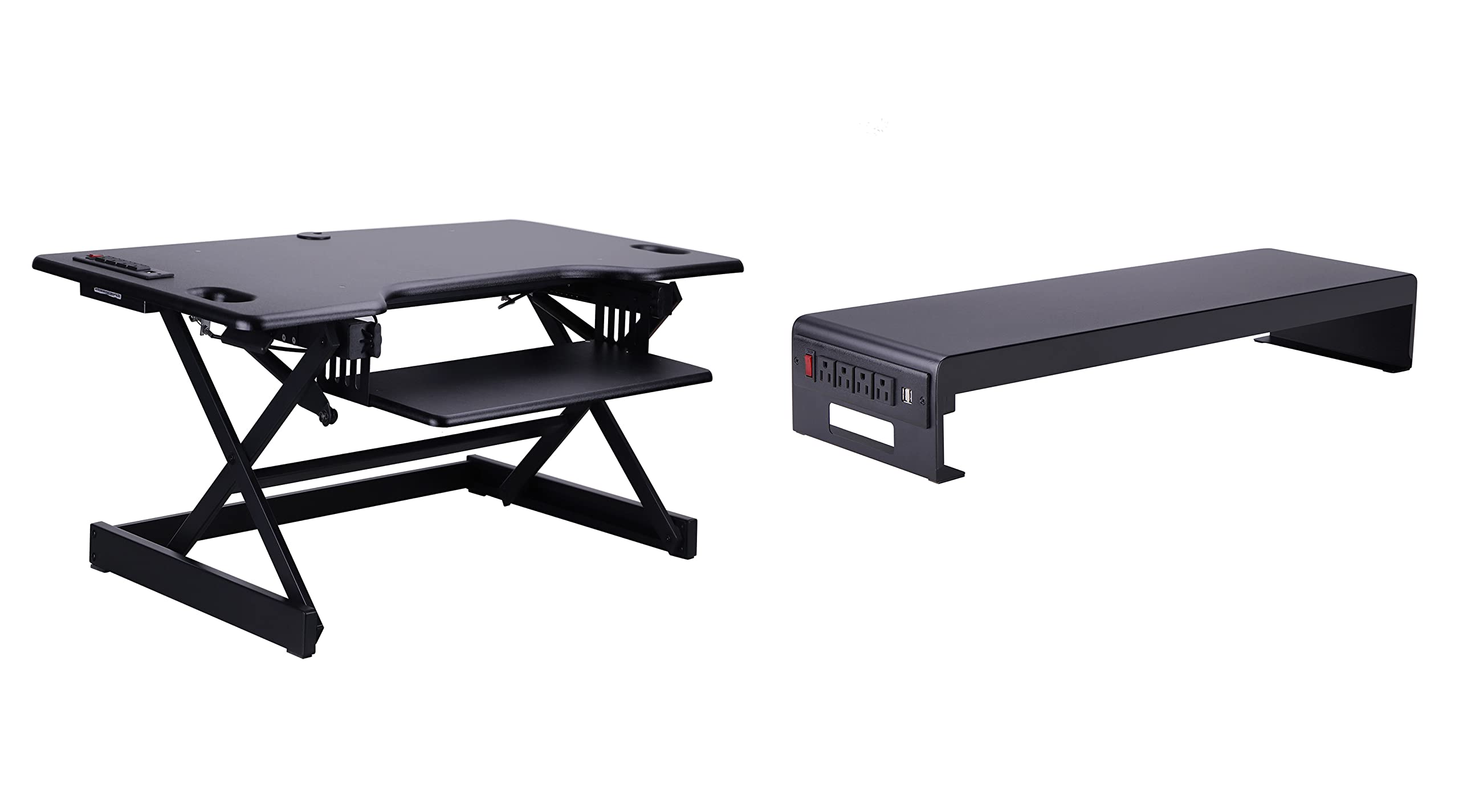 Rocelco 32" Height Adjustable Standing Desk Converter