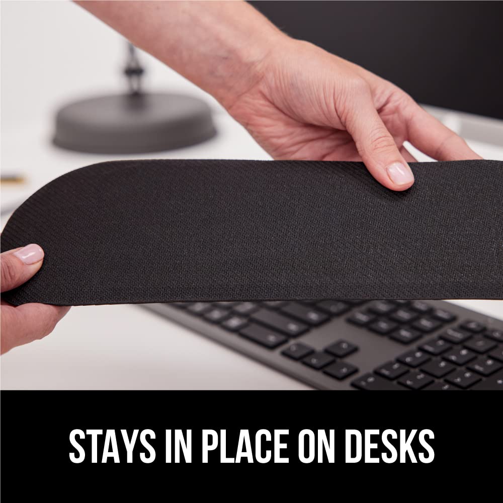 GORILLA GRIP Memory Foam Wrist Rest for Computer Keyboard