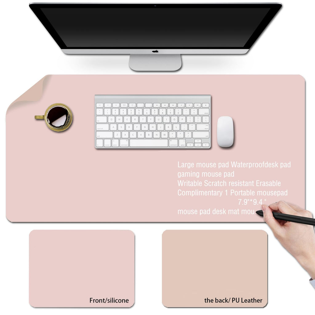 Baestappy Erasable Writable Desk Mat with Mouse Pad