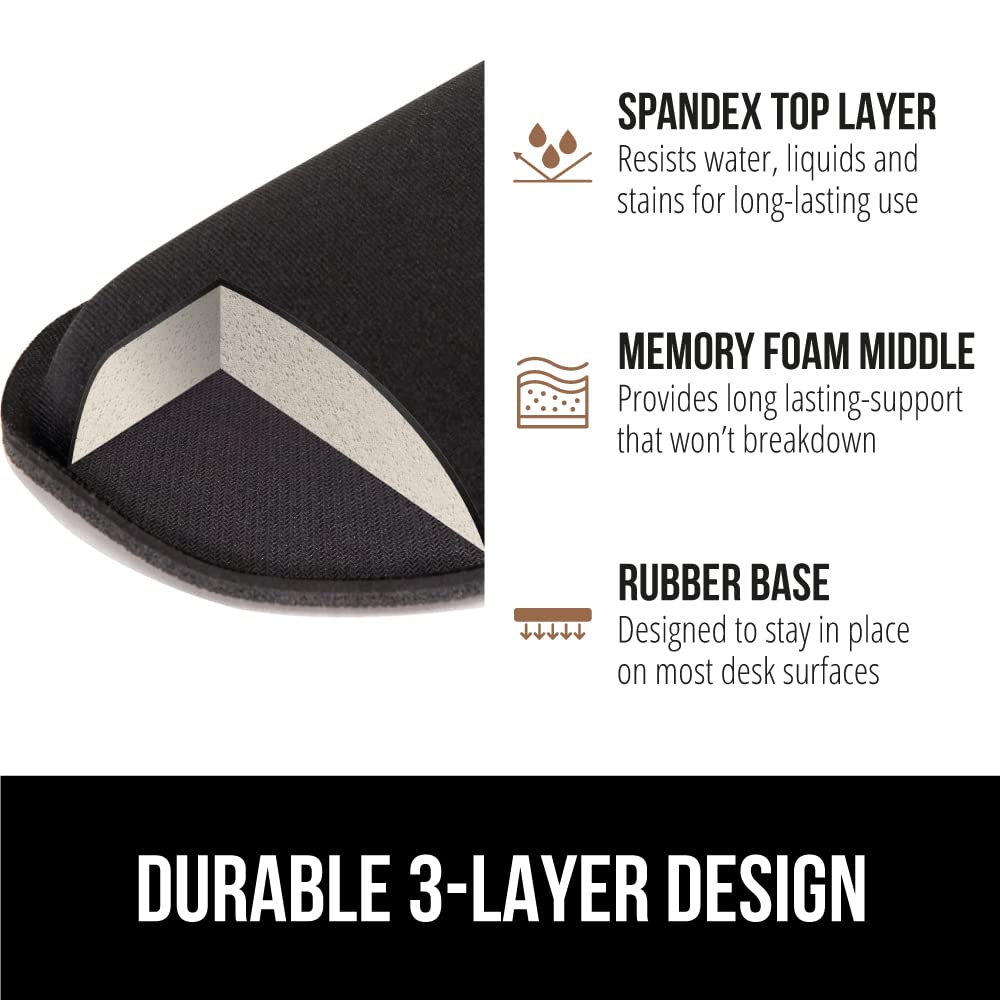 GORILLA GRIP Memory Foam Wrist Rest for Computer Keyboard
