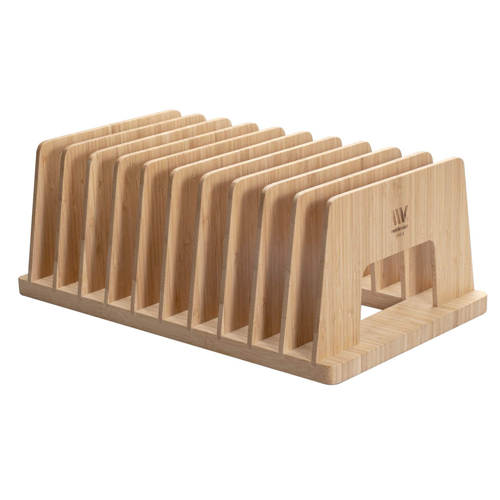 MobileVision Bamboo Multi-Device Organizer with 5 Slots