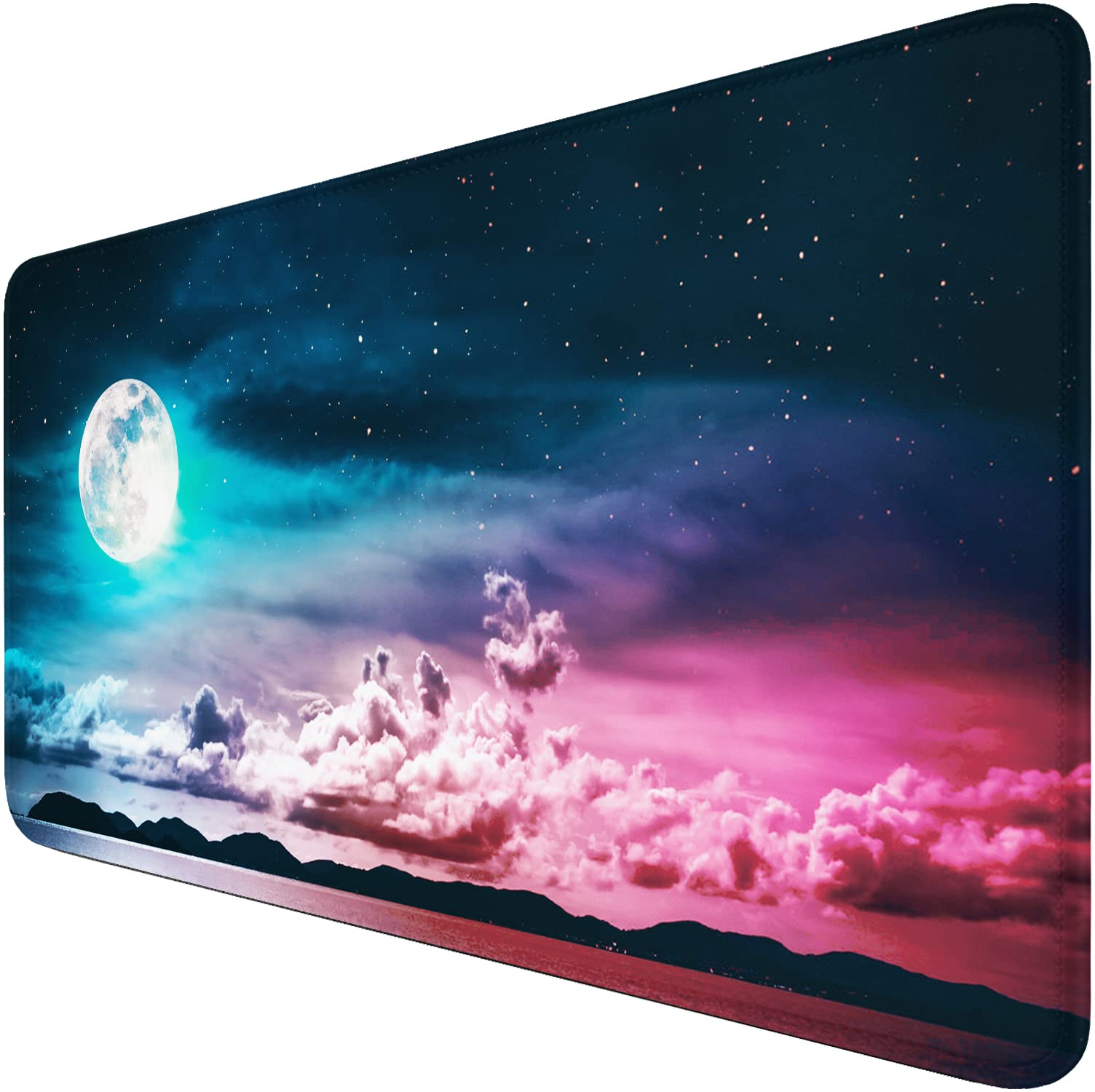 Large Extended Gaming Mouse Pad with Stitched Edges, (31.5X15.7In) Mousepad