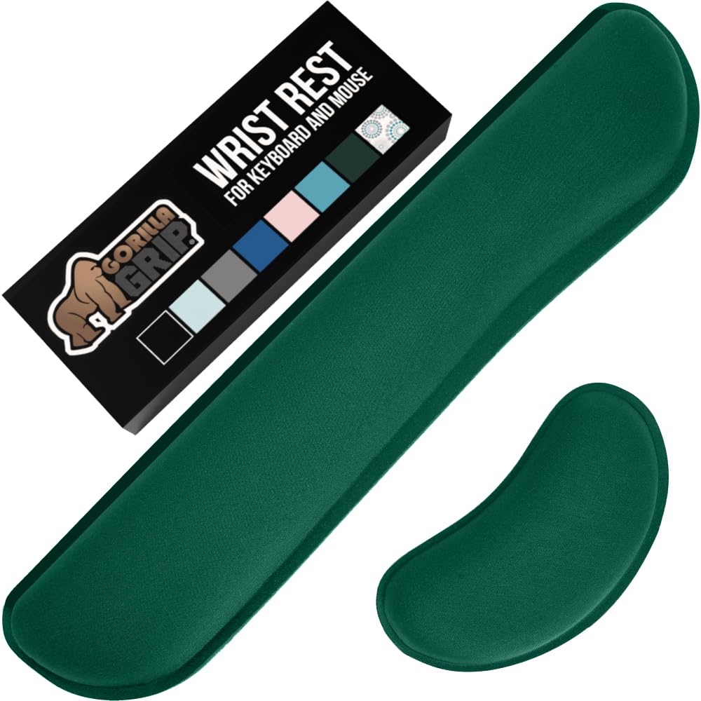 GORILLA GRIP Memory Foam Wrist Rest for Computer Keyboard