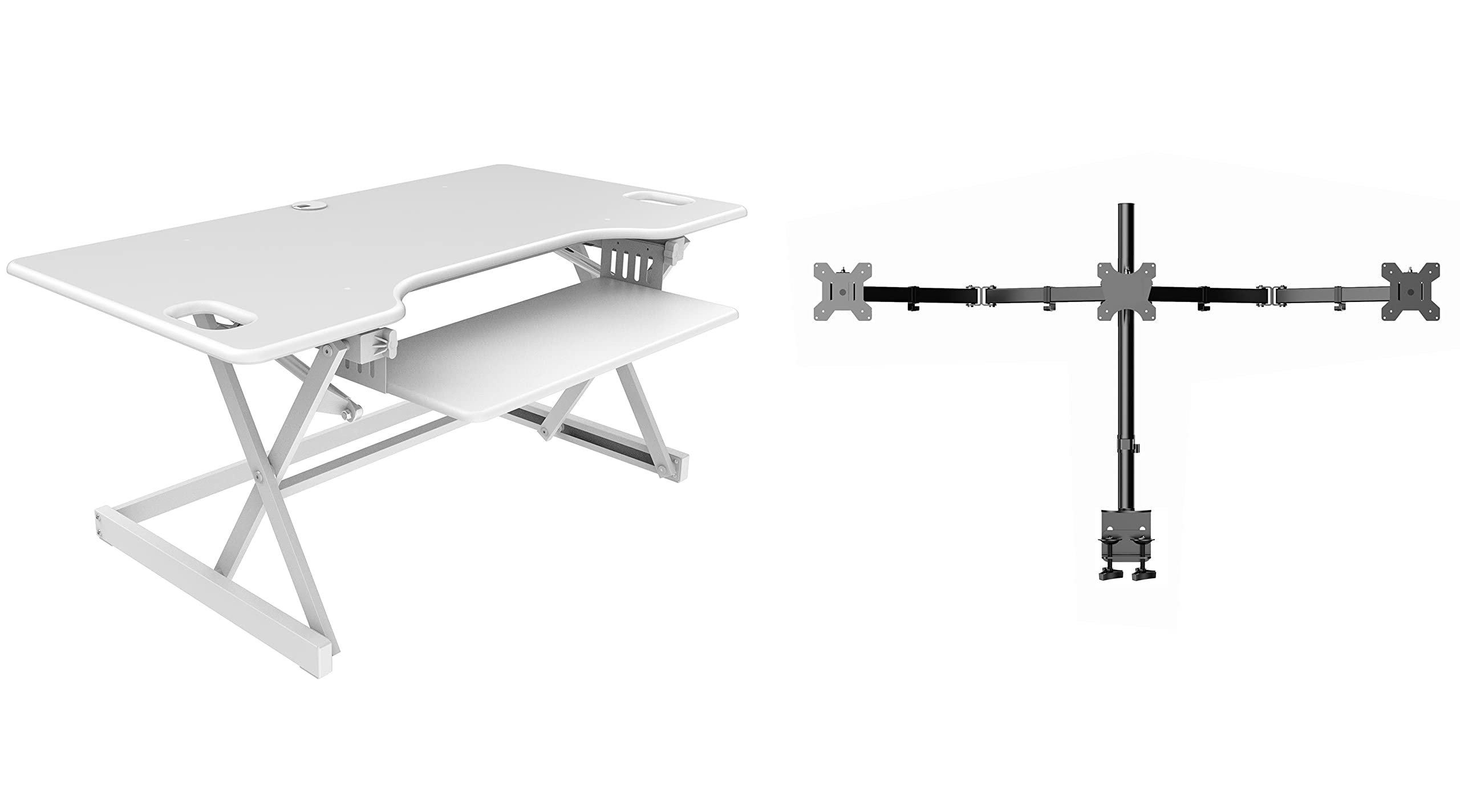 Rocelco 32" Height Adjustable Standing Desk Converter