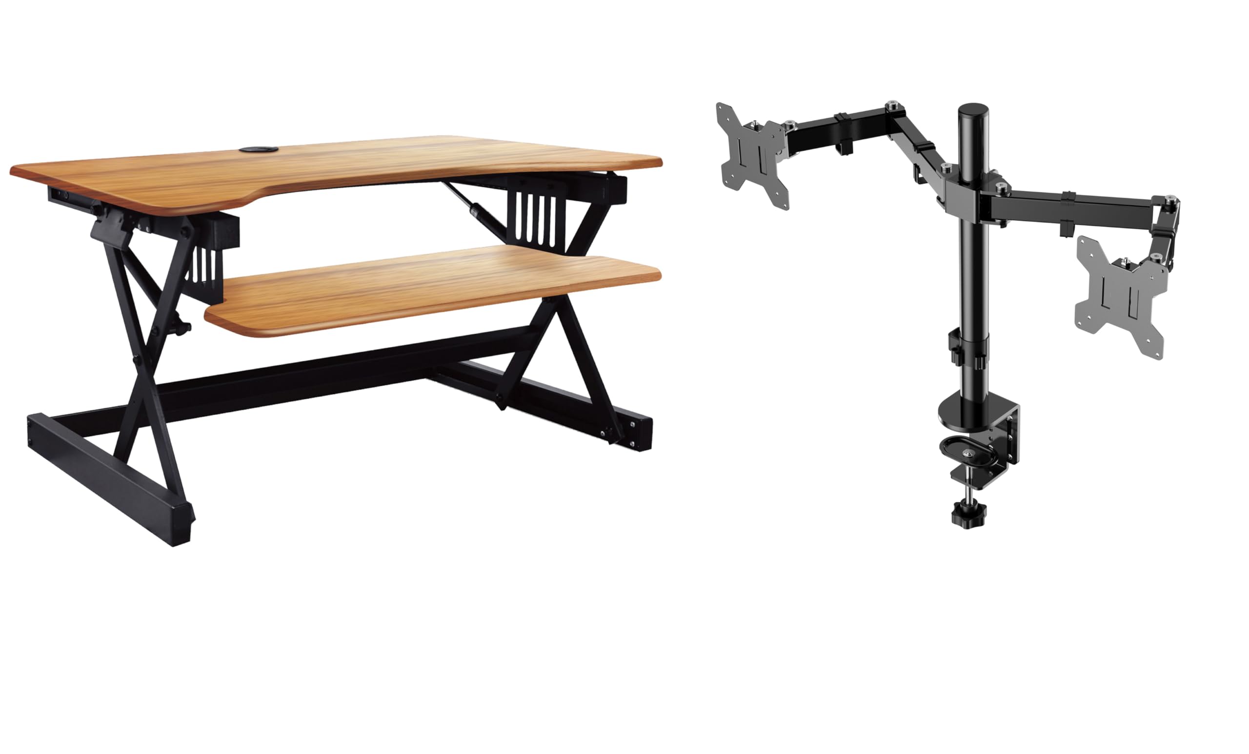 Rocelco 32" Height Adjustable Standing Desk Converter