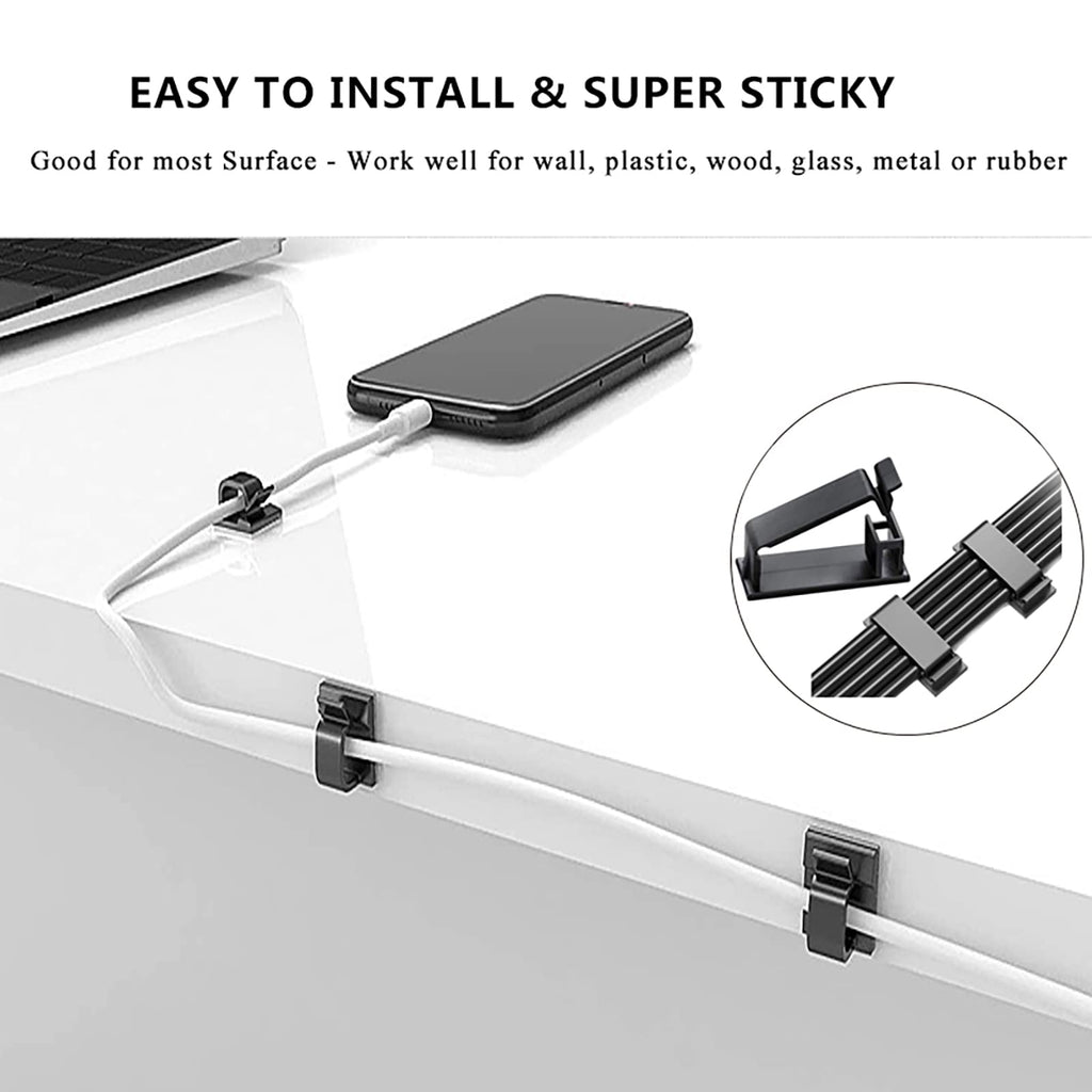 NOROCME 192-Piece Cable Management Kit with Wire Sleeves