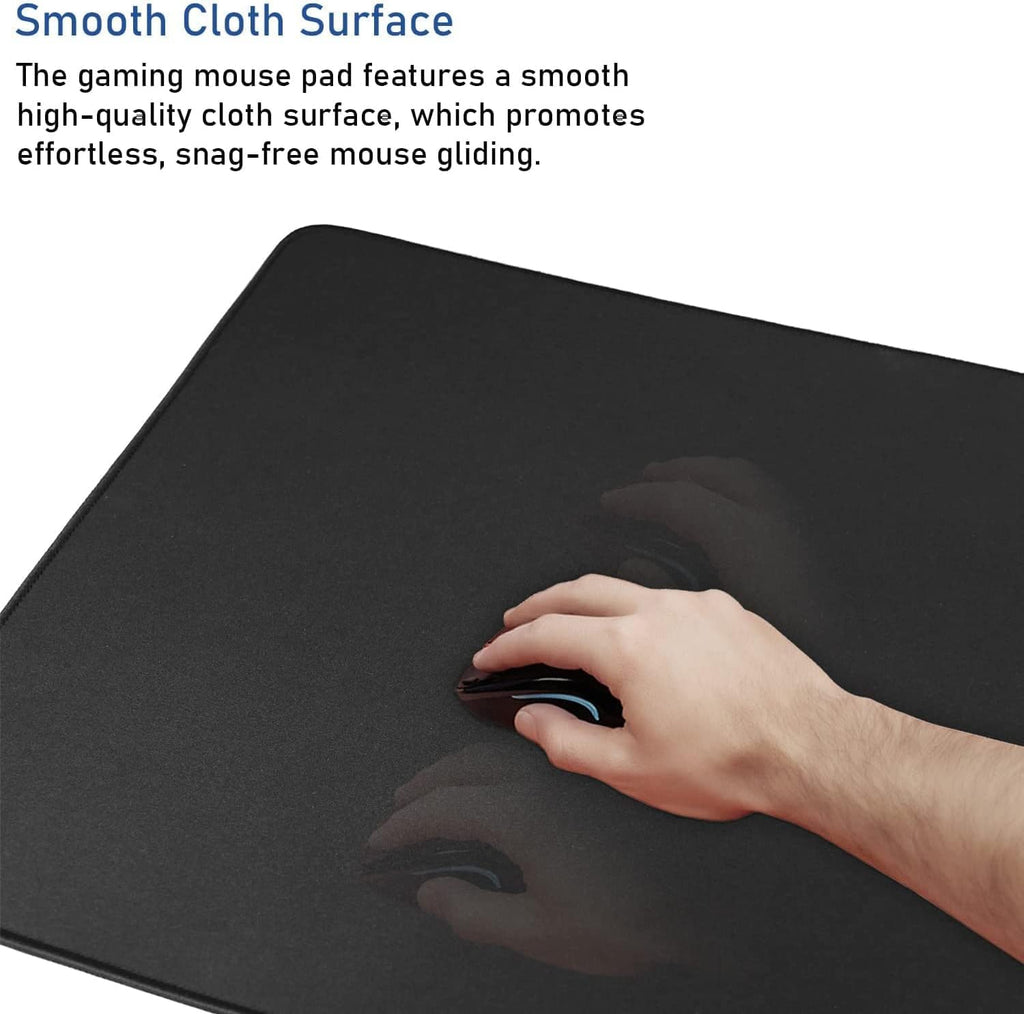 Large Extended Gaming Mouse Pad with Stitched Edges 31.5 x 15.7 in