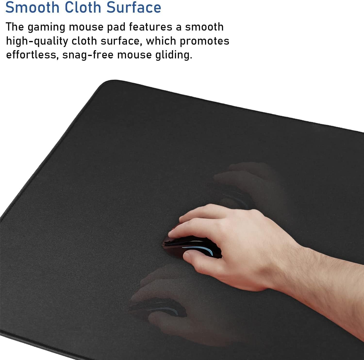 Large Extended Gaming Mouse Pad with Stitched Edges, (31.5X15.7In) Mousepad