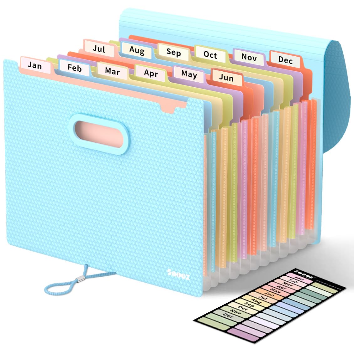 Sooez Accordion File Organizer for Documents and Desk Storage