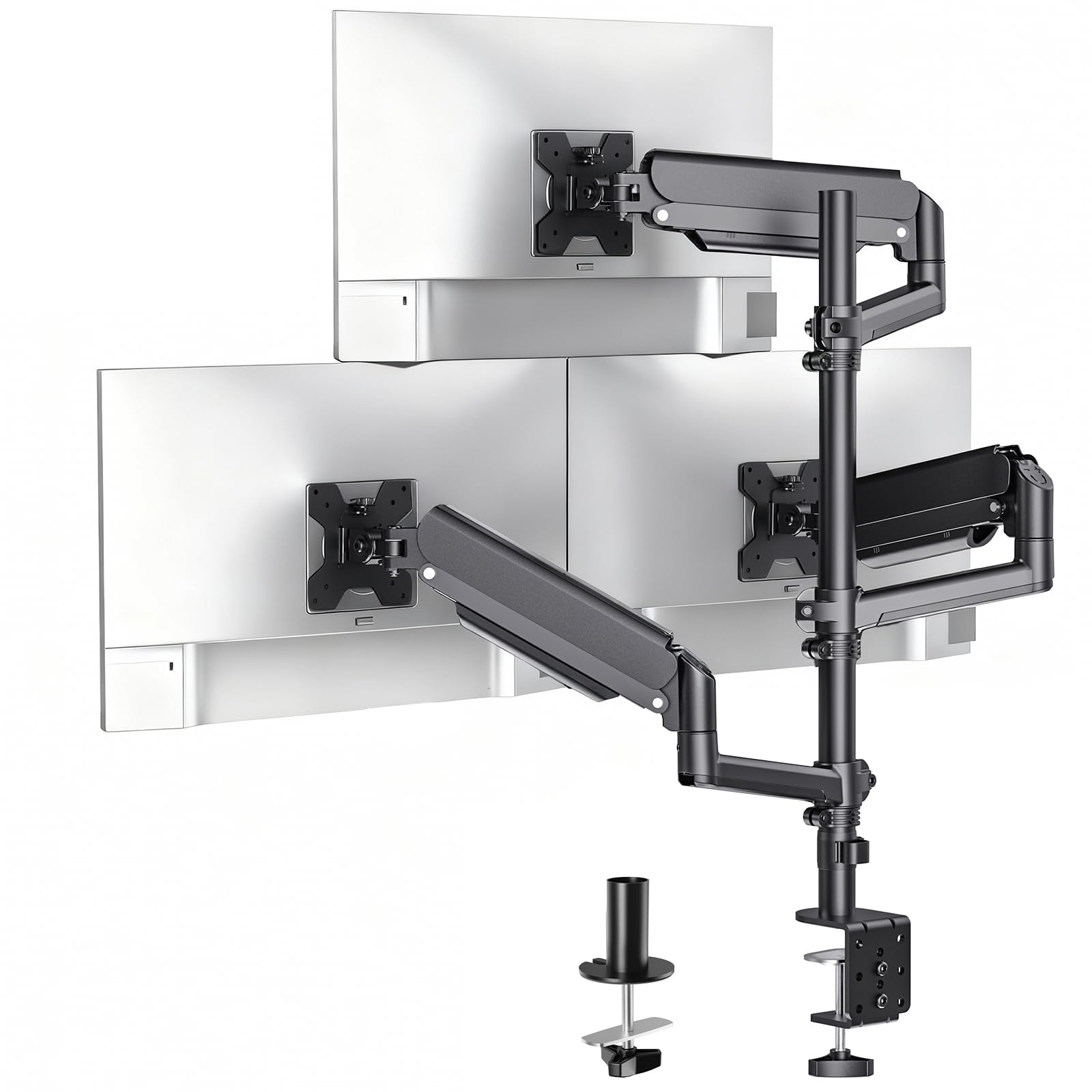 WALI Single/Dual/Triple/Quad Monitor Arm Mount Stand