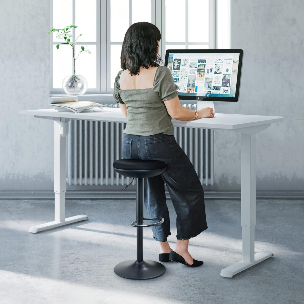 IWMH Standing Desk Stool, Ergonomic Adjustable Height Wobble Stool