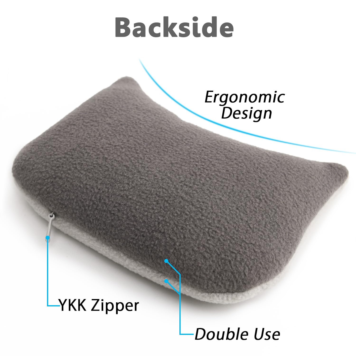 Large Mouse Wrist Rest Bean Bag, Ergonomic Mouse Support Pad Filled Ergo Beads for Computer, Laptop, PC Gaming
