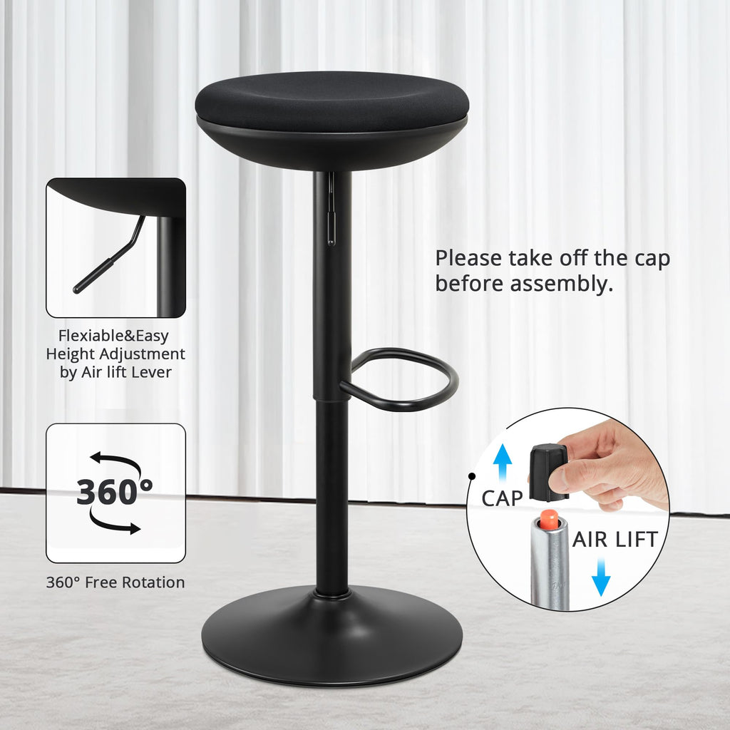IWMH Standing Desk Stool, Ergonomic Adjustable Height Wobble Stool