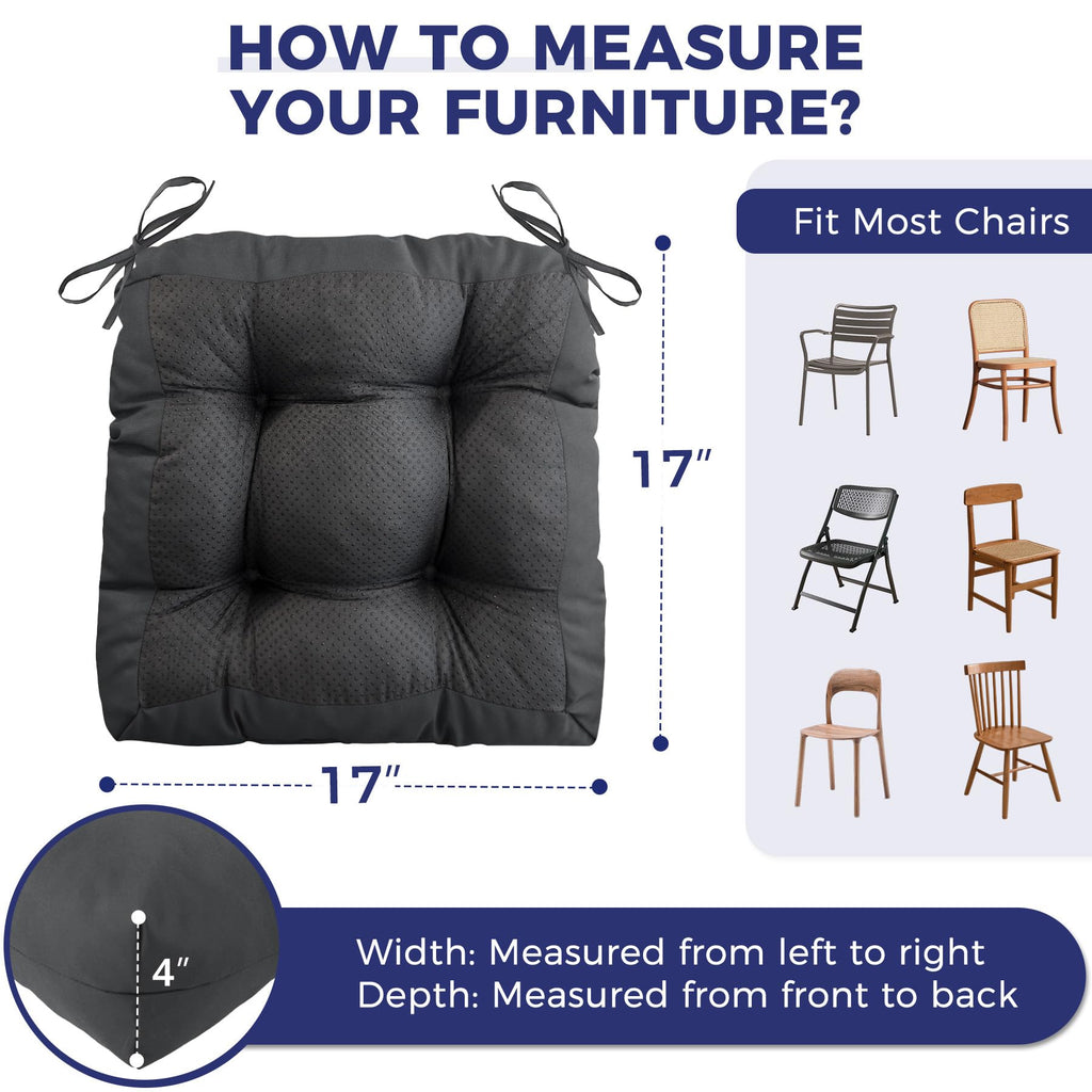 IASEAHK Outdoor Tufted Chair Cushions