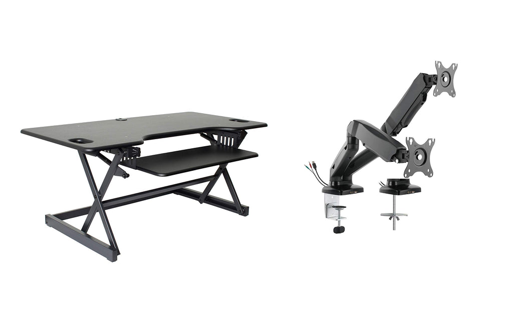 Rocelco 32" Height Adjustable Standing Desk Converter