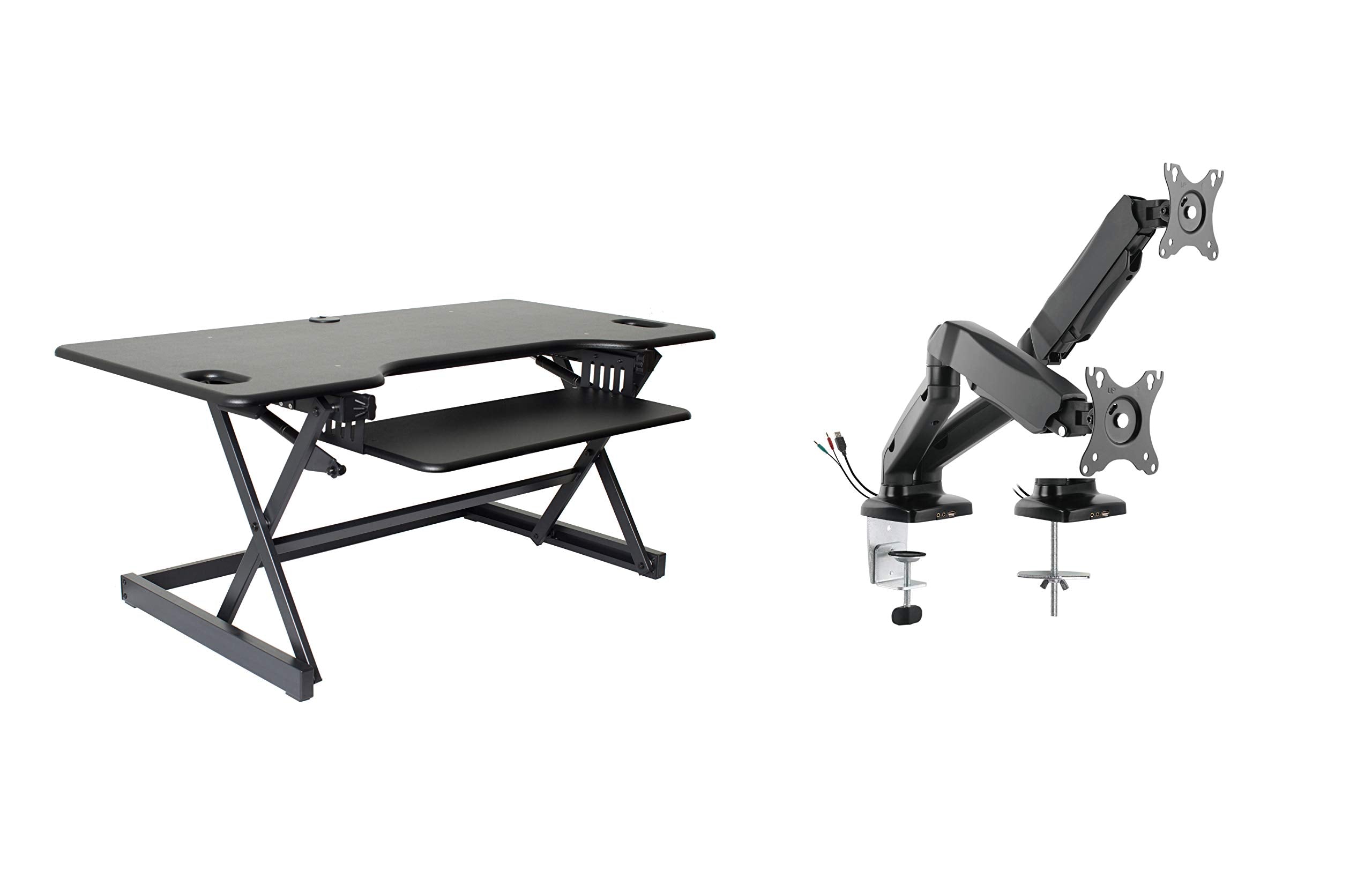 Rocelco 32" Height Adjustable Standing Desk Converter