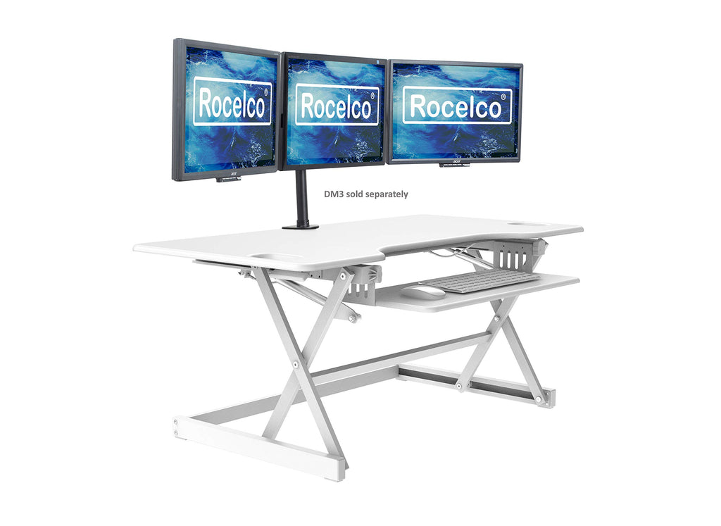 Rocelco 32" Height Adjustable Standing Desk Converter